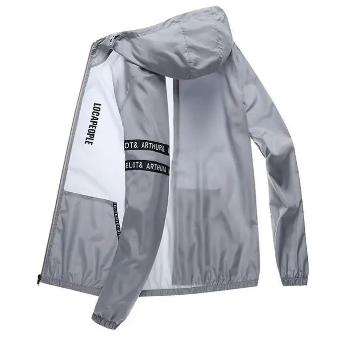 Protection solaire homme été cyclisme veste sport décontracté jeunesse manteau Anti-UV Sports de ple