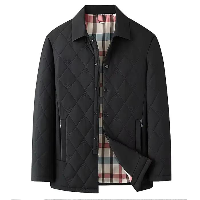 Veste Parka pour hommes de qualité supérieure, manteaux coupe-vent, manteau à bulles matelassé en di