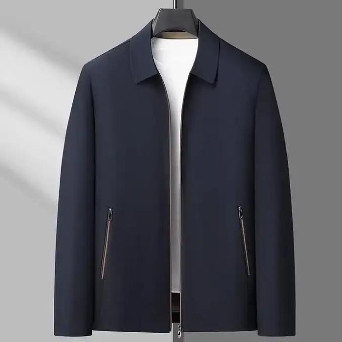 Veste de costume intelligente et décontractée pour hommes, manteaux d'extérieur de haute qualité, ve