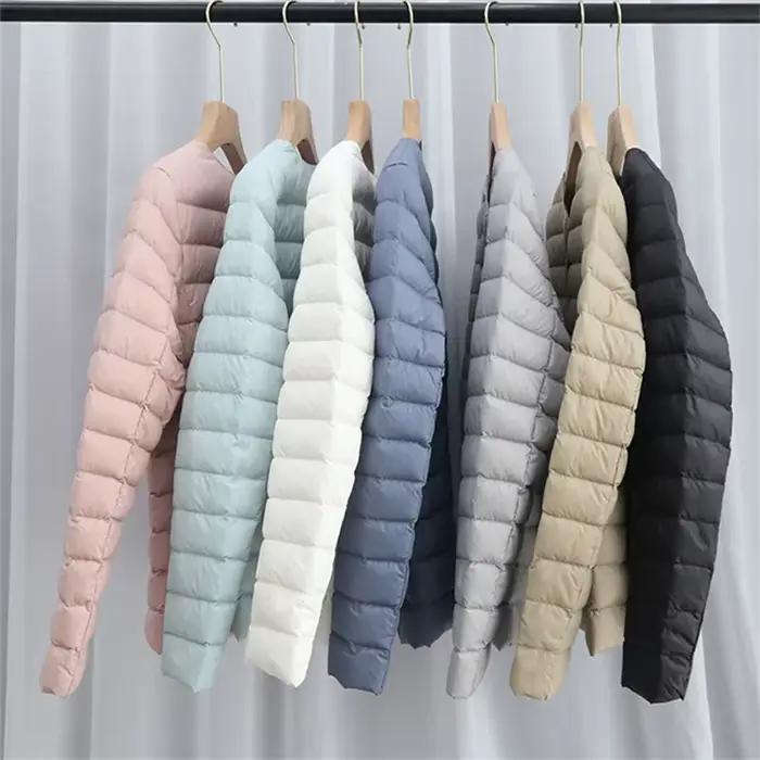 Manteau léger en duvet de canard ultra léger pour femme, parka coupe-vent femme, tissu mat, nouveaut