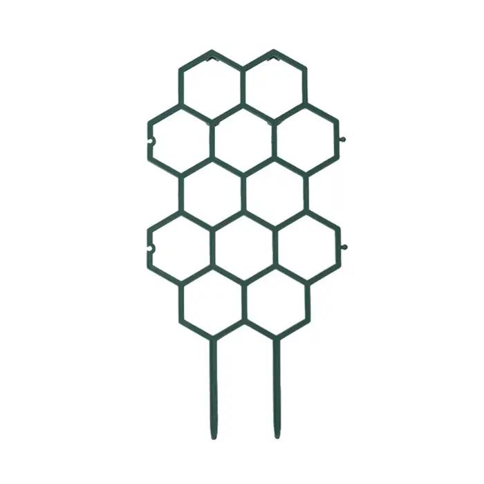 Support de plantes en nid d'abeille, treillis empilable coupe-vent, durable, facile à utiliser, cadr