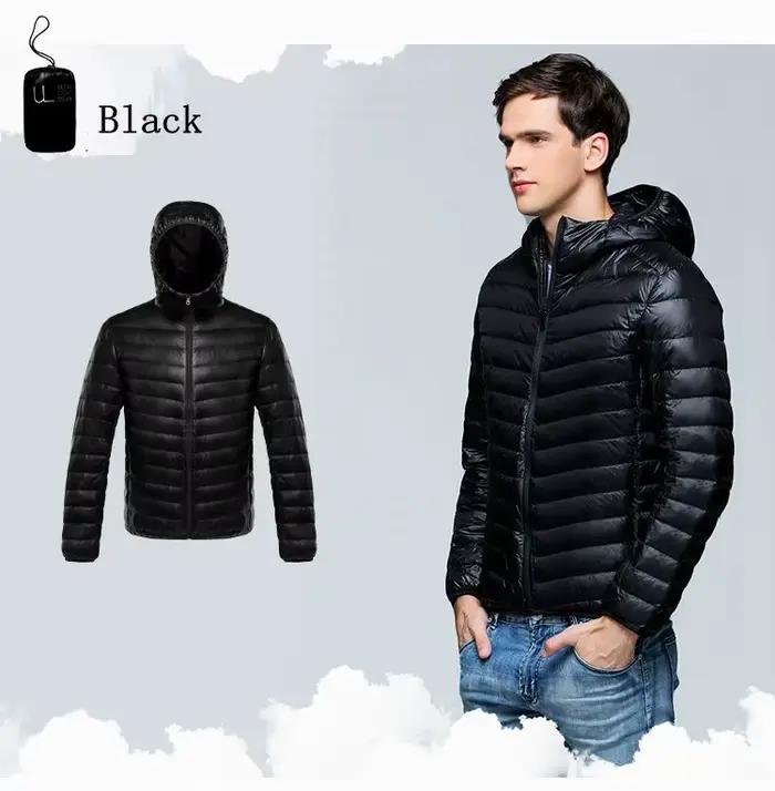 NewBang doudoune homme Ultra légère doudoune hommes vestes chaudes coupe-vent manteau léger plume bo