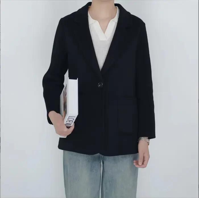 Nouveau manteau femme 100% Pure laine Plaids et Tweedst mode Camel manteau femme élégant Trench Coat