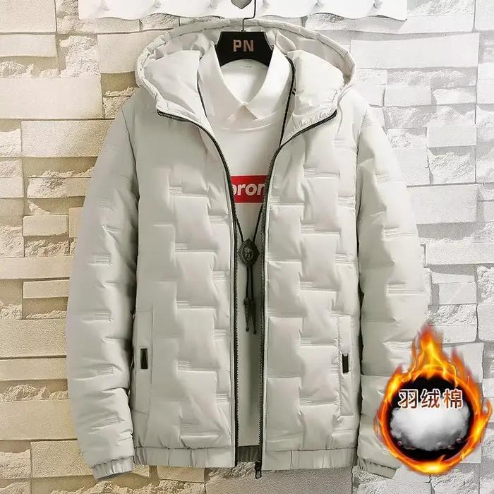 ChimParkas-Manteau à capuche en coton rembourré pour hommes, Veste d'extérieur chaude, Coupe-vent dé