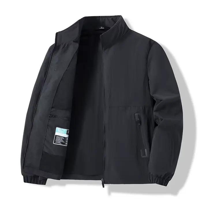 Nouvelle veste pour homme printemps-automne coupe ample col montant sportswear décontracté extérieur