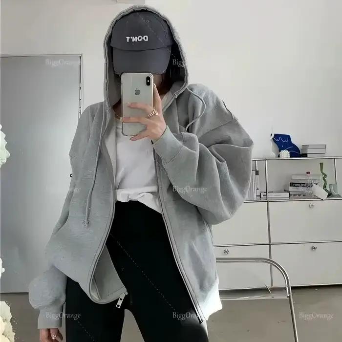 Veste en cuir brodée Hip Hop Aigle pour femme, style vintage américain 1978, streetwear, moto, cool,