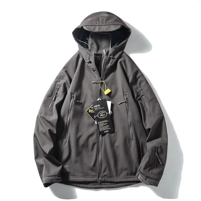 ARC nouvelle veste tempête Sports de plein air Camping alpinisme mode hommes Plus cachemire coupe-ve