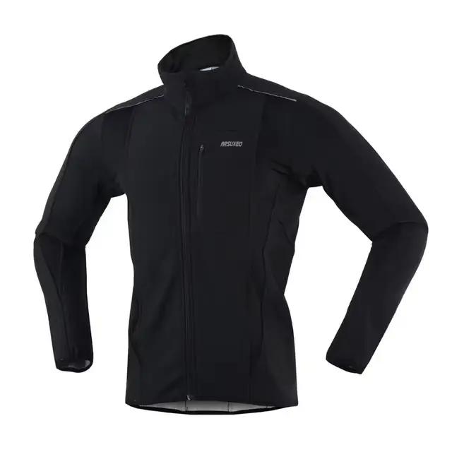 ARSUXEO – veste de cyclisme d'hiver pour hommes, en polaire, thermique, coupe-vent, imperméable, mai