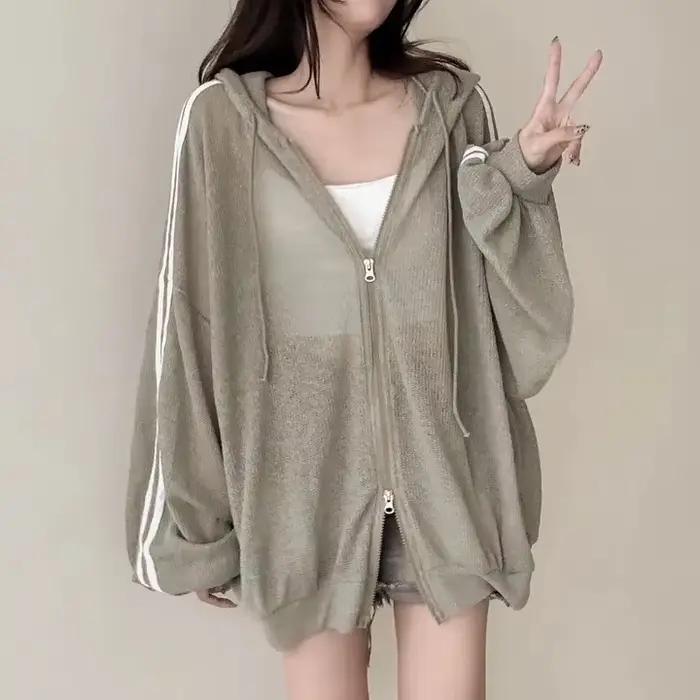 Veste en lin fin pour femmes, mode dames, vêtements d'extérieur, blanc, protection solaire, rétro, a