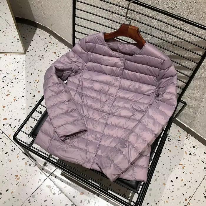 Manteau léger en duvet de canard ultra léger pour femme, parka coupe-vent femme, tissu mat, nouveaut