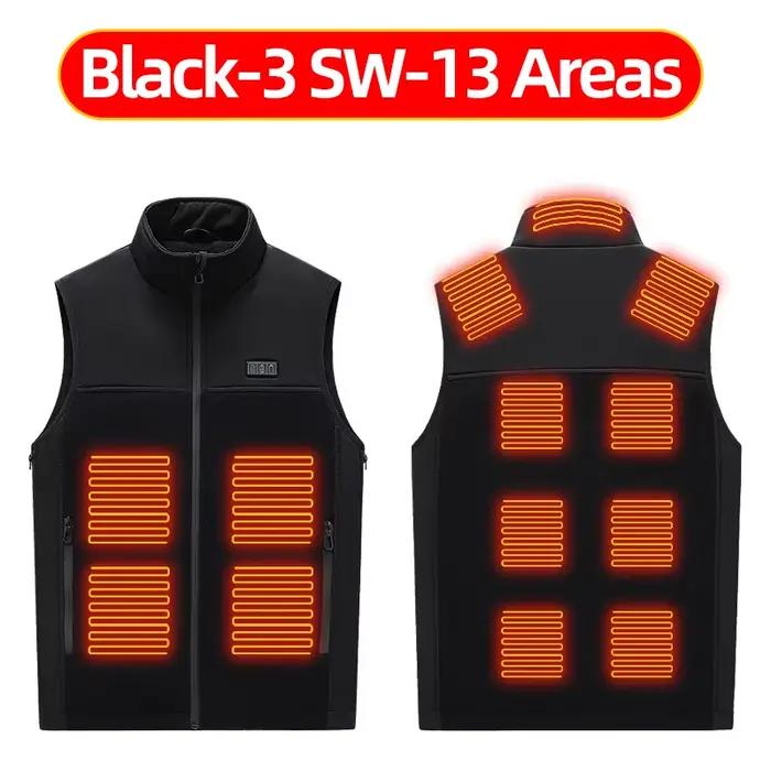 Gilet chauffant en polaire pour hommes et femmes, Rechargeable par Usb, électrique, auto-chauffant, 