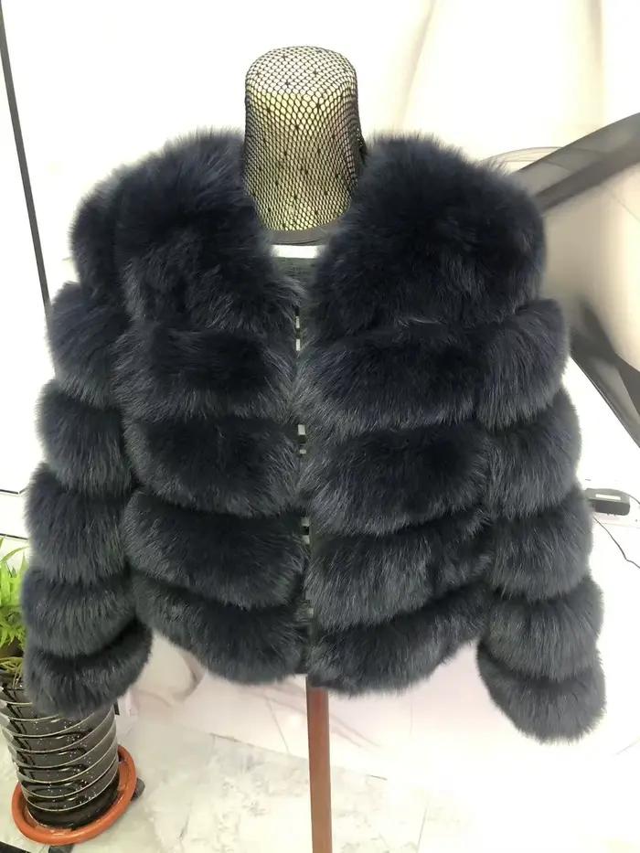 2025 nouveauté manteau de fourrure élégant luxe véritable veste de fourrure pour les femmes à la mod