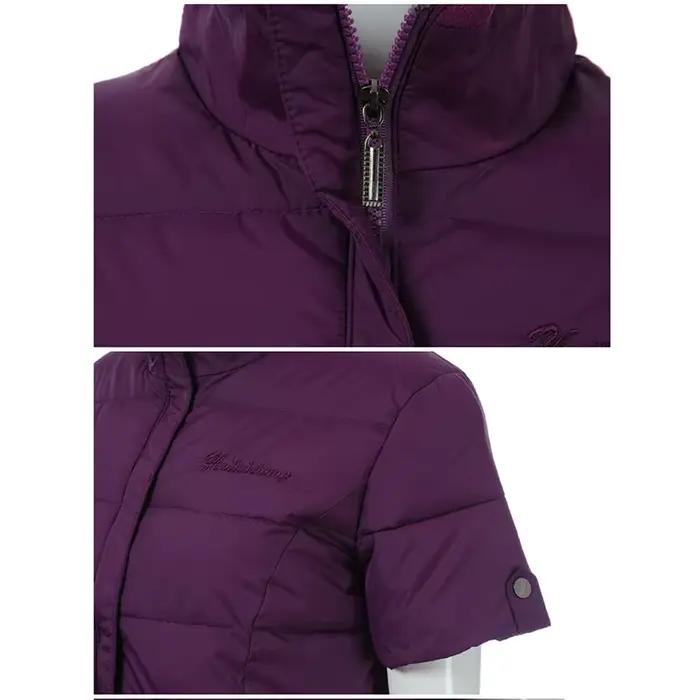 Gilet en duvet rembourré en coton pour femme, veste en émail, demi-manche, optique, chaud, décontrac