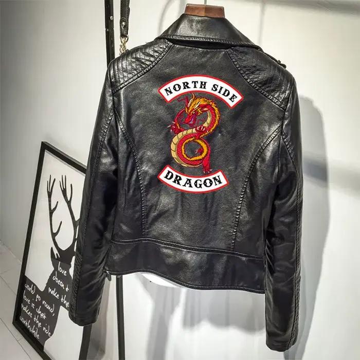 Riverdale veste côté sud veste Serpents Riverdale Southside vestes en cuir PU serpent femme Streetwe