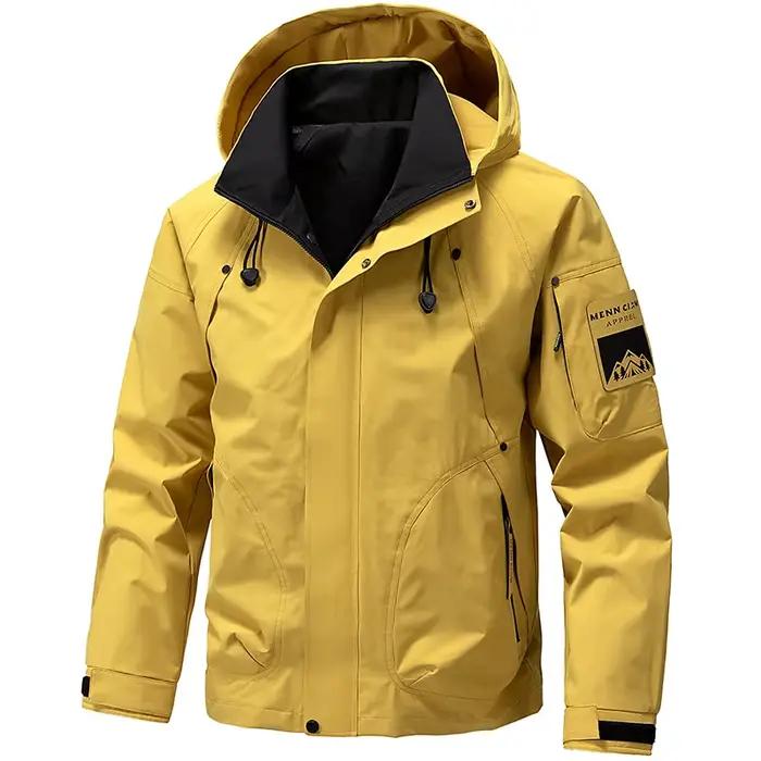 2025 nouvelle veste hommes vêtements de travail à capuche veste tendance automne manteau assaut vest