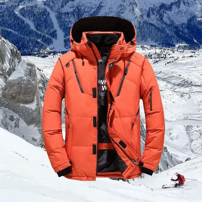 Doudoune coupe-vent trempée pour homme, veste de ski de montagne, sports de plein air, vêtements de 