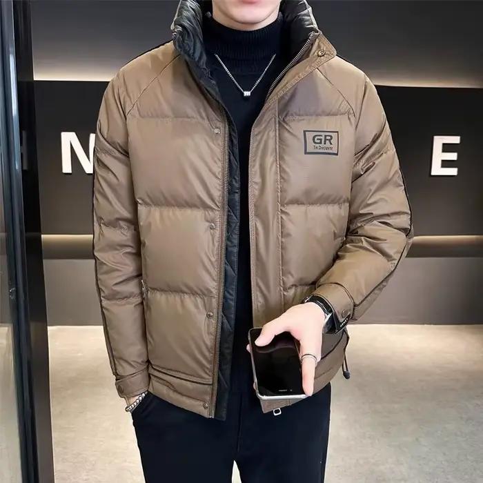 Hommes doudoune d'hiver Premium doudoune 2025 hiver nouveaux hommes épais chaud col montant veste dé