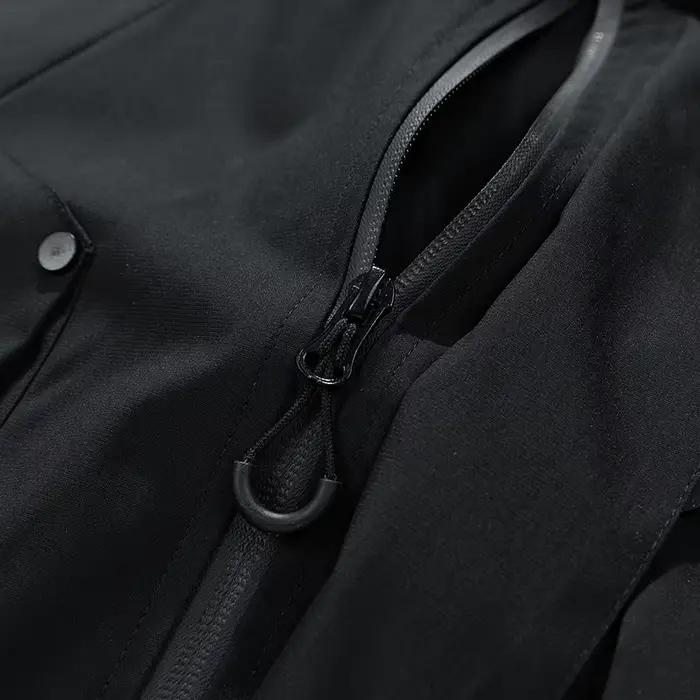 Hommes veste à capuche coupe-vent Trench manteaux surdimensionné 6XL 7XL 8XL grande taille imperméab