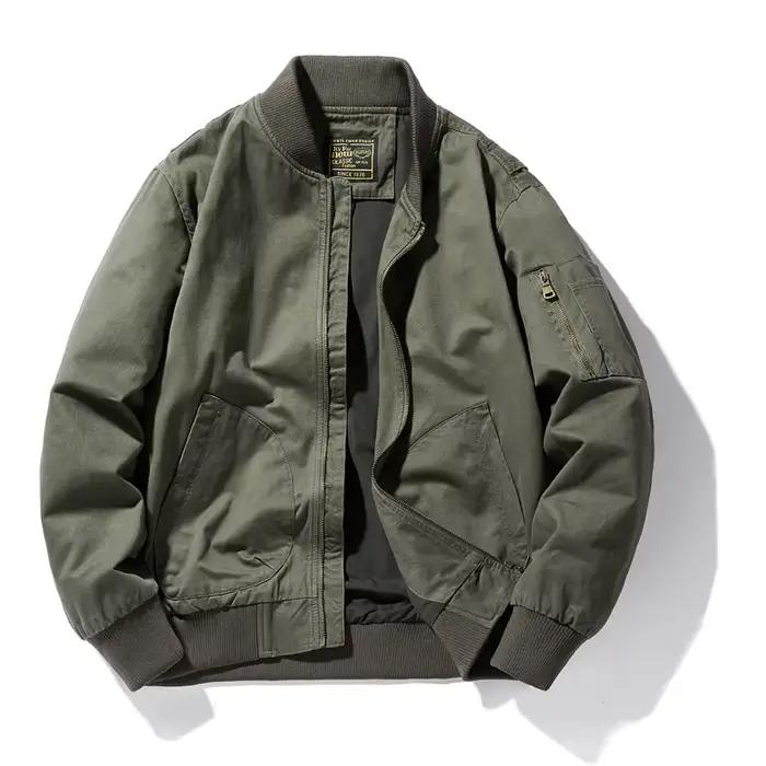 Veste de terrain militaire pour homme 2026 – Blouson coupe-vent style militaire – Manteau bomber tac