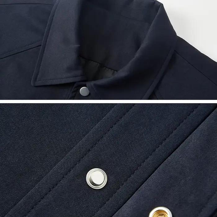 Trench-Coat grande taille pour hommes, veste coupe-vent à bouton unique, vêtements populaires coréen