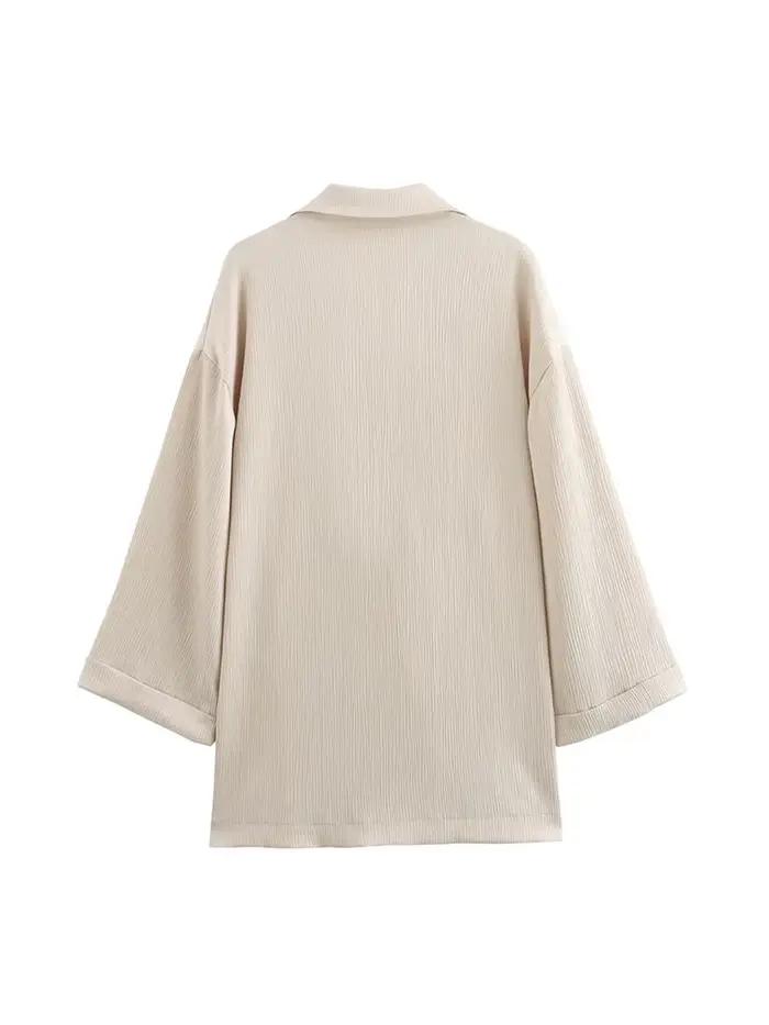 Ensemble manteau et pantalon pour femmes, Blazer décontracté, manches longues, Double boutonnage + p