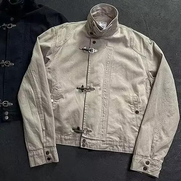 Veste noire Vintage américaine pour femmes, manteaux de sous-culture avec lettres imprimées, vestes 