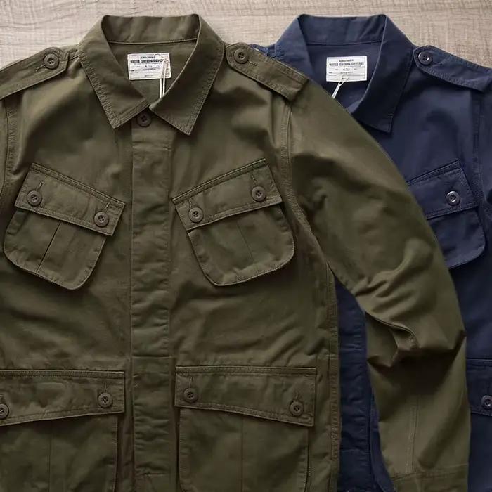 TCU-Vestes décontractées vintage américaines pour hommes, vêtements de travail, vêtements de chasse,