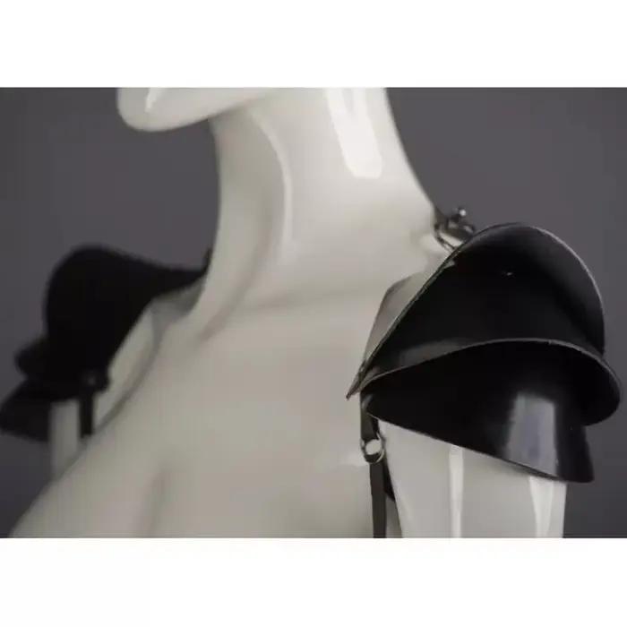 Armure d'épaule gothique médiévale pour adultes, accessoire de Costume de chevalier guerrier, harnai