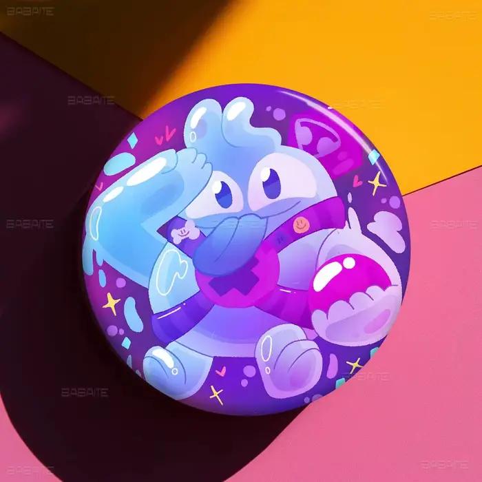 Badges personnalisables Game Brawl Stars 32/44/58MM – Boutons mignons, drôles et créatifs, bijoux dé