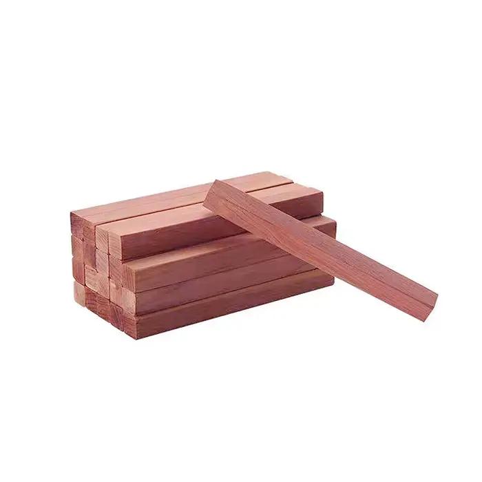 Bâtons de cèdre blocs de cèdre rouge pour le rangement de placard, tiroirs de placards de garde-robe