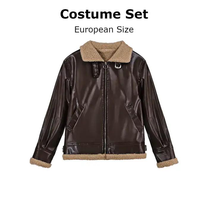 Veste Leon S. Kennedy Resident Evil 4 Remake Costume Cosplay Homme Blouson Aviateur Bombardier Simil