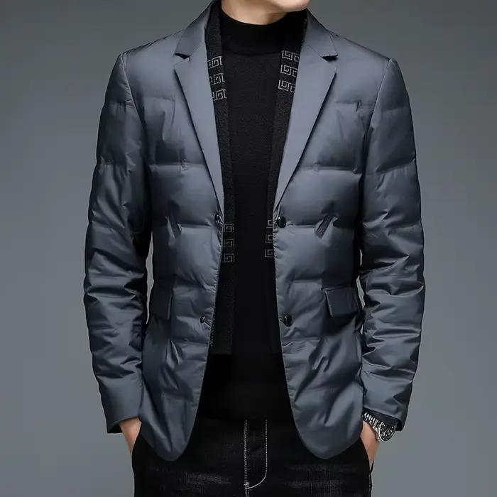 Doudoune chaude et confortable pour homme d'âge moyen, nouveau style, à la mode, pour papa, hiver, 2