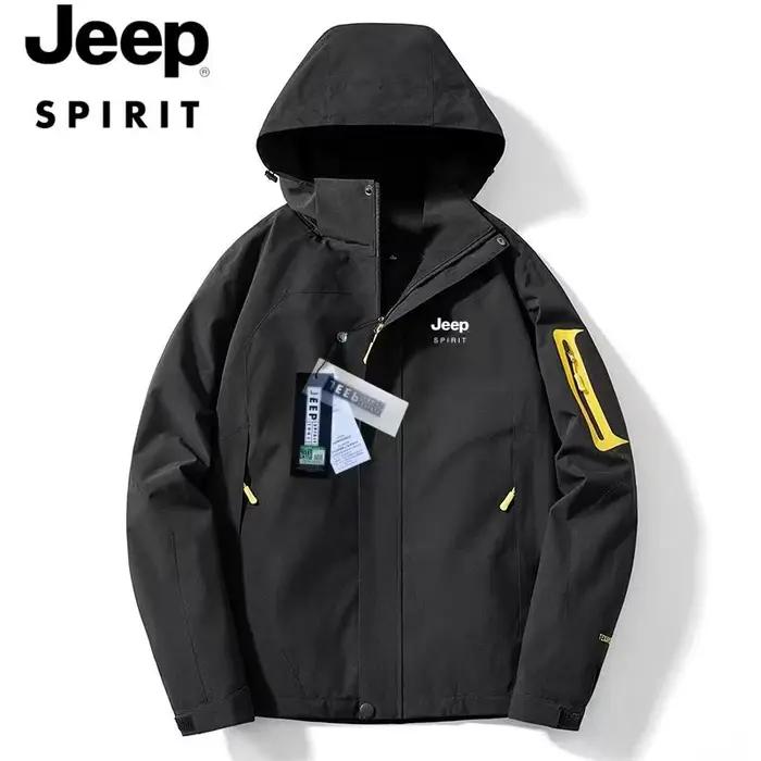 JEEP SPIRIT nouvelle veste unisexe Couple printemps et automne extérieur à capuche imperméable coupe