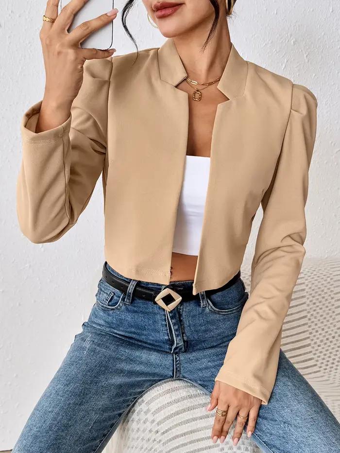 Veste tricotée Simple et décontractée à manches longues pour femmes, vêtements d'extérieur à la mode