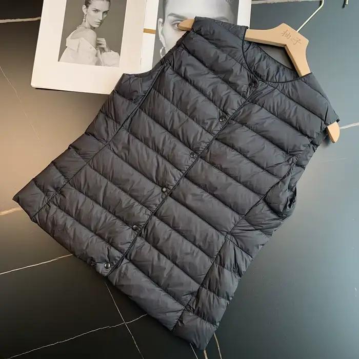 Doublure matelassurera ultralégère sans col pour femme, glaçure chaude, sans manches, femme, nouveau