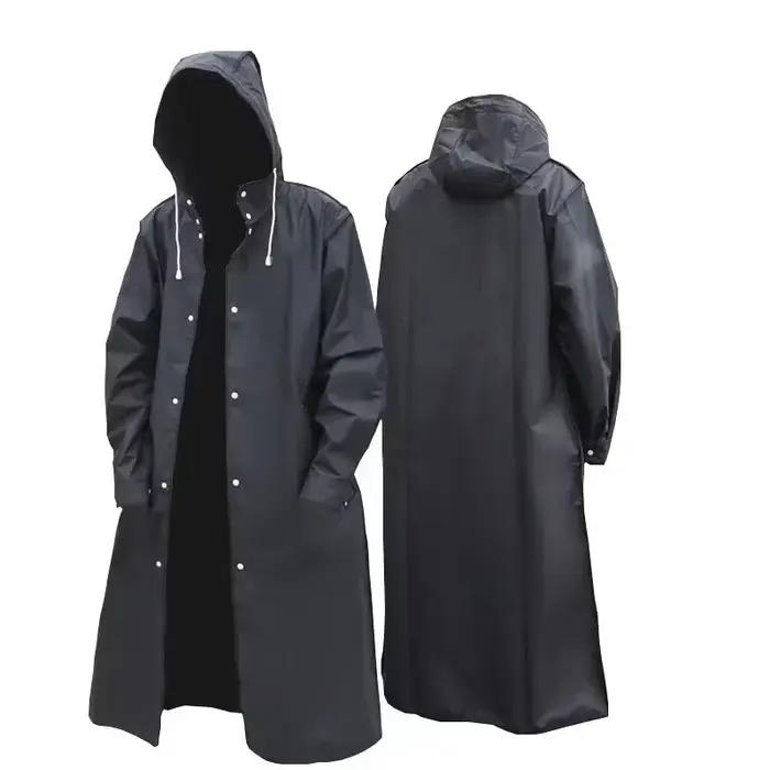 Homme imperméable Portable femme imperméable Poncho vestes adulte manteau de pluie taille libre pour