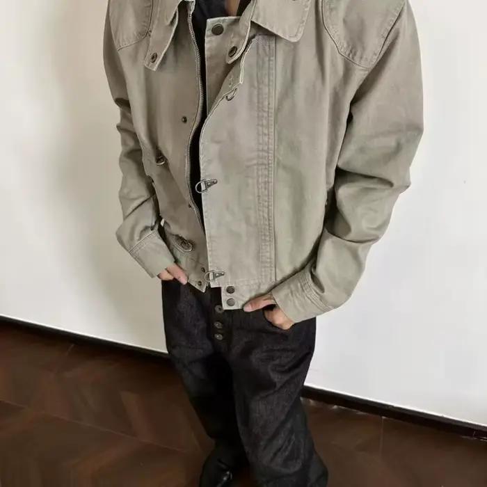 Veste Harajuku à col rabattu pour hommes
