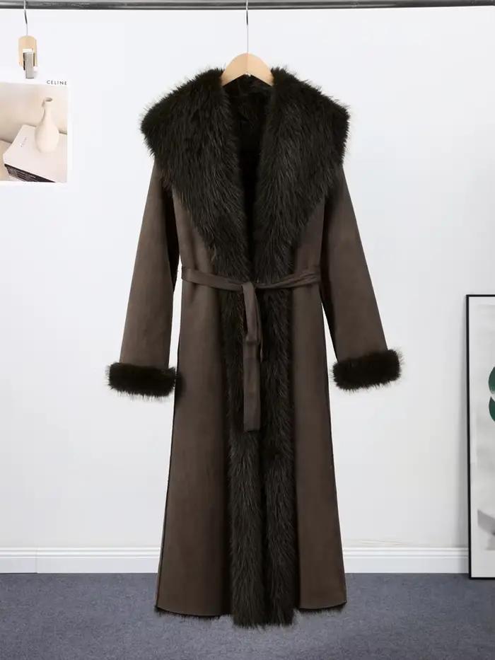 Trench-Coat Long de luxe pour femmes