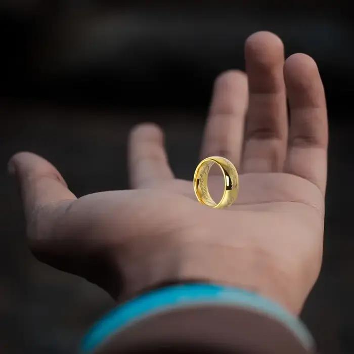Bague en acier inoxydable pour hommes, bijoux pour un usage quotidien, pour Banquet, fête, vacances, anniversaire, cadeau