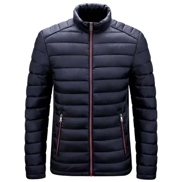 Automne hiver nouveaux hommes Parkas mode chaud col montant vestes