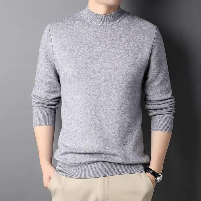 Cardigan tricoté pour hommes col rabattu pulls à manches longues manteaux vestes décontractées automne hiver tricots polyester styles décontracté et élégant occasions quotidiennes et professionnelles