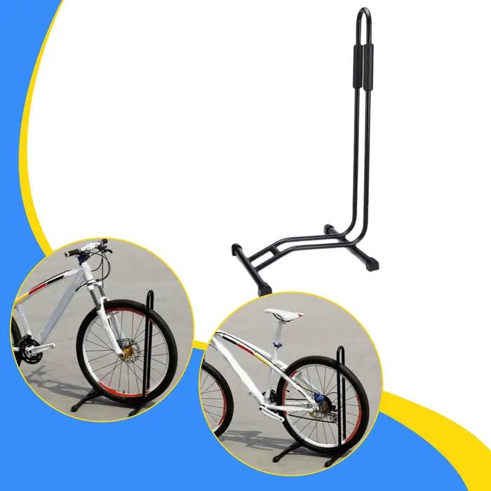Support de sol pour vélo, accessoires de cyclisme, support de stationnement en acier, support de roue, support de vélo pour la maison, intérieur, extérieur, garage