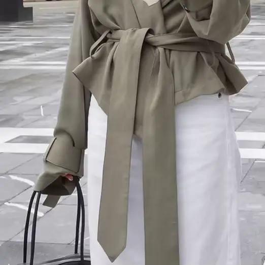 Trench-coat court pour femme