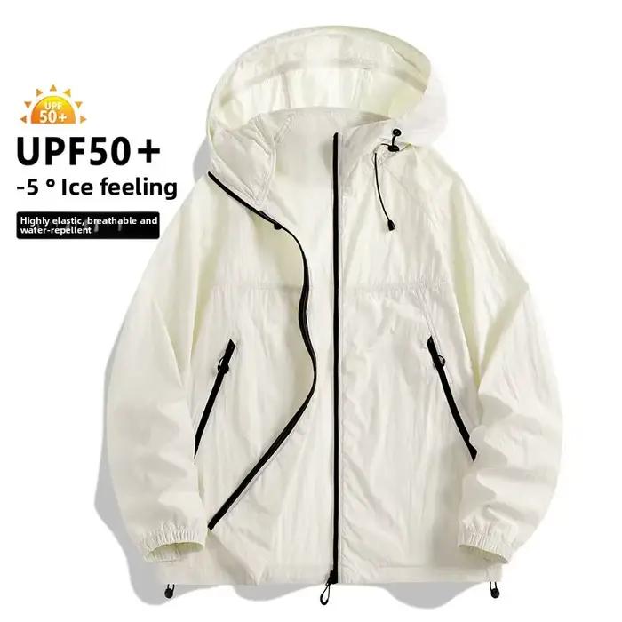 Veste à capuche Ultra-mince, respirante, coupe-vent, imperméable, série montagne en plein air, combinaison de course, vêtements de sport légers