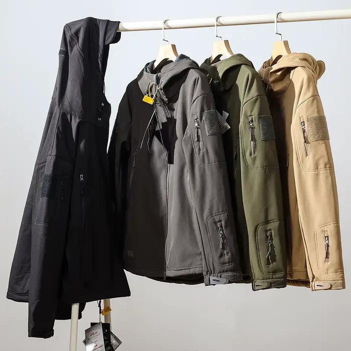 ARC nouvelle veste tempête Sports de plein air Camping alpinisme mode hommes Plus cachemire coupe-vent imperméable