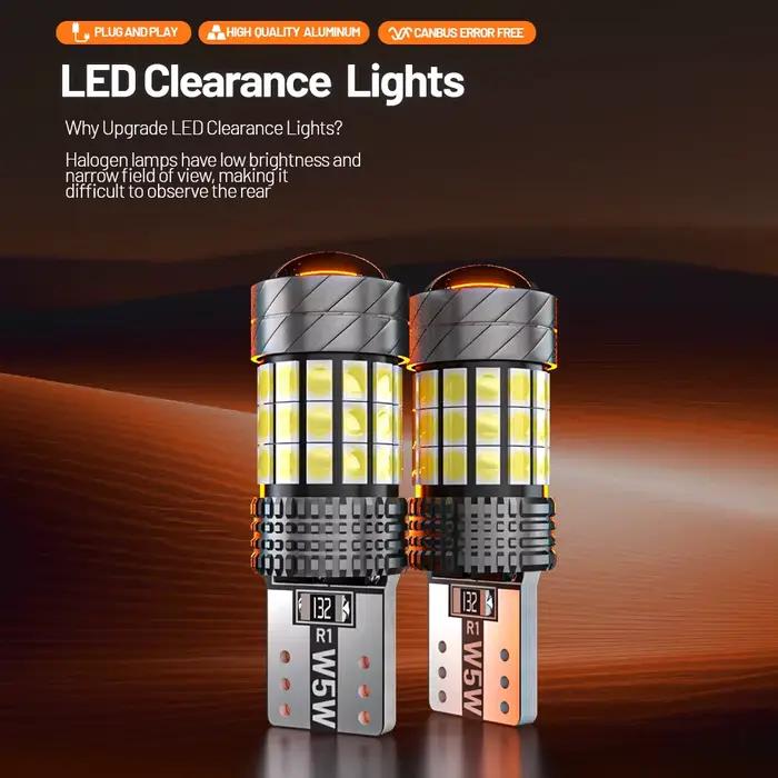 2 pièces pour Jeep Grand Cherokee WJ WG WH WK 1998-2010 feu de stationnement LED lampe de dégagement 2004 2005 2006 2008 2009 accessoires Canbus
