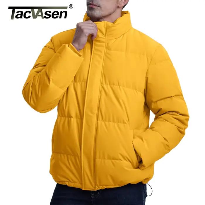 Vestes matelassées à col montant pour hommes