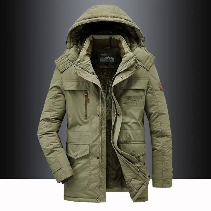 Manteau tactique au genou pour hommes