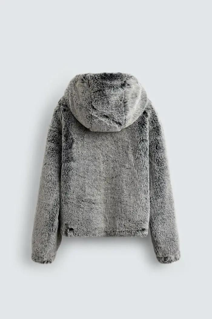 Manteau de luxe en fausse fourrure pour hommes, veste chaude d'hiver à capuche coupe-vent, Parkas thermiques épais, vêtements d'extérieur pour hommes style chic et confortABLE