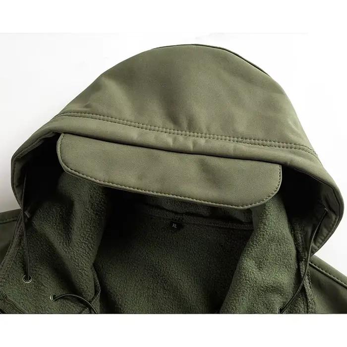 Veste tactique en peau de requin pour homme